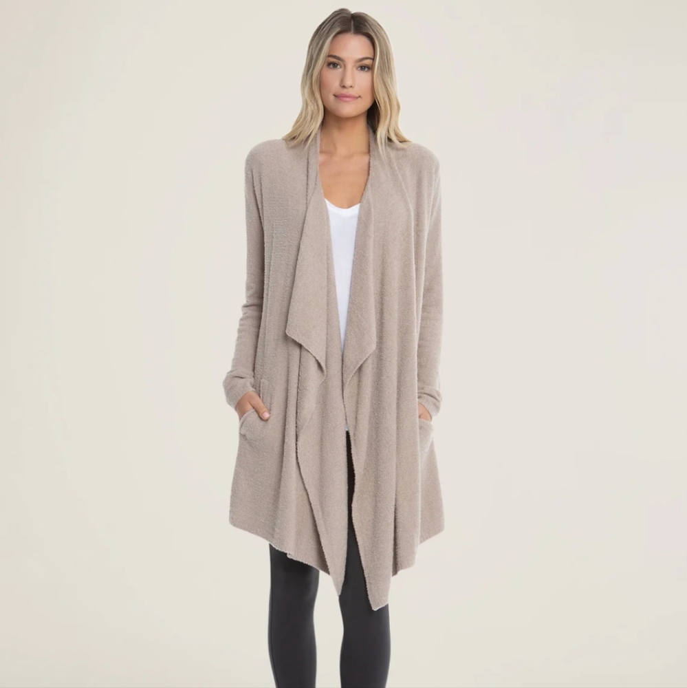 Barefoot Dreams Cozy Chic Ultra Lite Oatmeal Cardigan Size L/XL